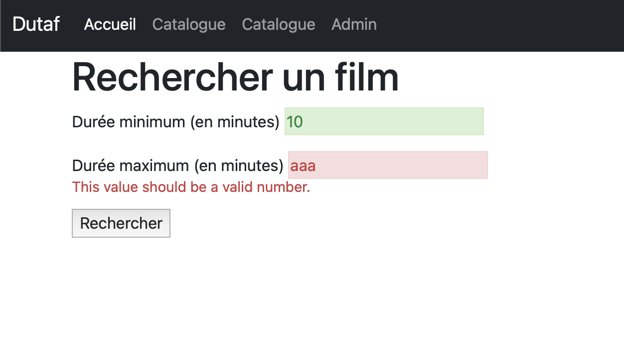 Il est possible de traduire les erreurs en éditant le fichier parsley.js